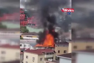 Kartal'da yangın!