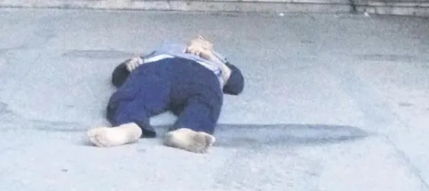 Yaşlı adam 7’nci kattan düştü