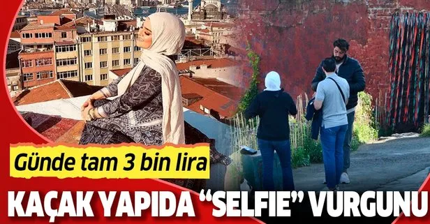 Kaçak yapıdan manzaralı fotoğraf vurgunu