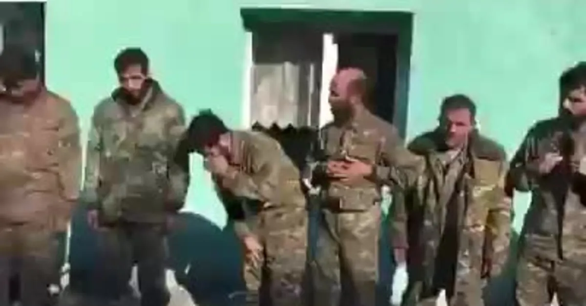 Azerbaycanlı askerler Ermenistan ordusuna Karabağ'ın kime ait olduğunu gösterdi!
