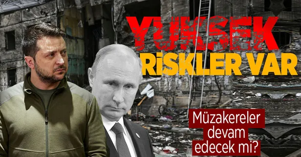 Ukrayna Devlet Başkanı Zelenkiy'den Rusya ile müzakerelere ilişkin flaş açıklama: Yüksek riskler var