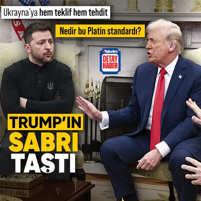 Trump’ın sabrı taştı! Ukrayna’ya hem teklif hem tehdit: Nedir bu Platin standardı?