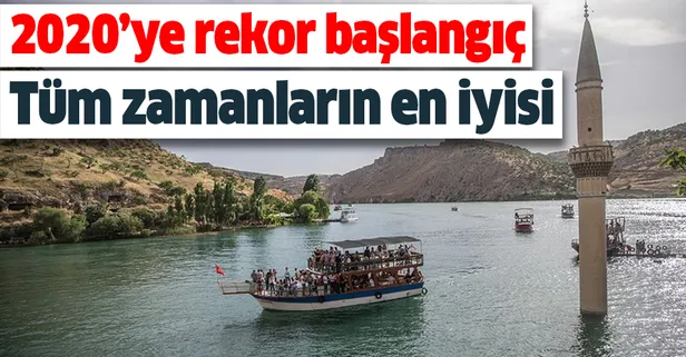 Son dakika: Turizmde 2020'ye rekor başlangıç! Tüm zamanların en yükseği...