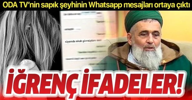 SON DAKİKA: Oda TV’nin sapık şeyhi Fatih Nurullah iğrenç WhatsApp mesajları ifşa oldu: Yazışmaların hepsini boşalt e mi