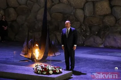 Dışişleri Bakanı Çavuşoğlu, Holokost Müzesi Yad Vaşem’de! 15 yıl aradan sonra bakan düzeyinde ilk ziyaret