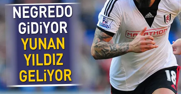 Negredo gidiyor Mitroglou geliyor