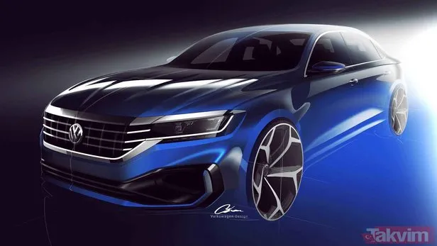 2019 Volkswagen Passat ortaya çıktı! İşte yeni Passat'ın ilk görselleri