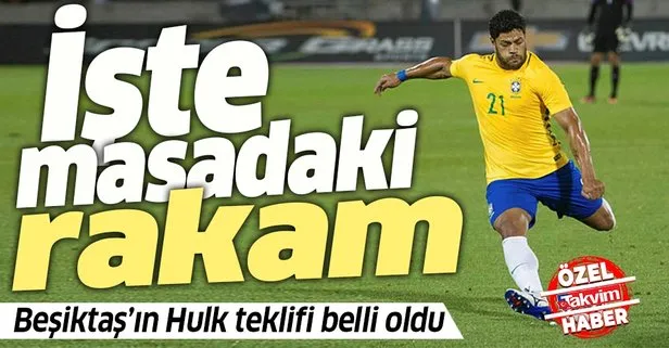 Son dakika spor haberleri: Beşiktaş’ın Hulk teklifi belli oldu! İşte masadaki rakam