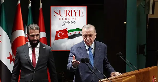 Başkan Erdoğan özgür Suriye'nin 1. yıl dönümünü kutladı! "Toprak bütünlüğü" vurgusu: Her türlü desteği sağlayacağız