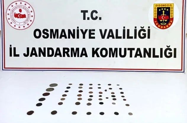 Osmaniye’de dev operasyon! 49 adet sikke ele geçirildi