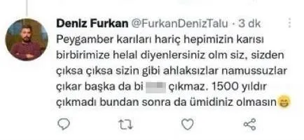 Peygambere hakaret eden Deniz Furkan Talu'ya 2 yıl 1 ay hapis cezası-3