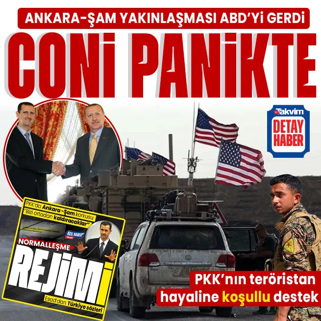 ABD’den PKK’nın teröristan hayaline ‘koşullu’ destek! Ankara-Şam yakınlaşması panikletti