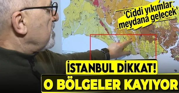 İstanbul’a harita üzerinde son dakika deprem uyarısı! Depremde kayma hareketi heyelanlara dönüşecek