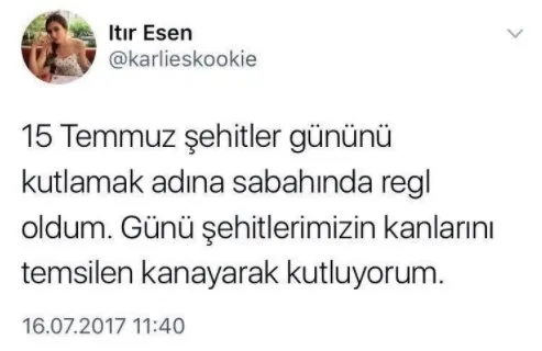 15 Temmuz ile dalga geçen Itır Esen hesabını kapattı-2