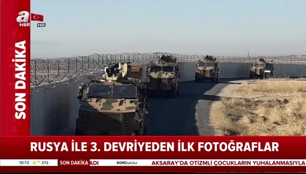 Son dakika: Rusya ile 3. ortak devriye başladı! İşte devriyeden ilk görüntüler |Video