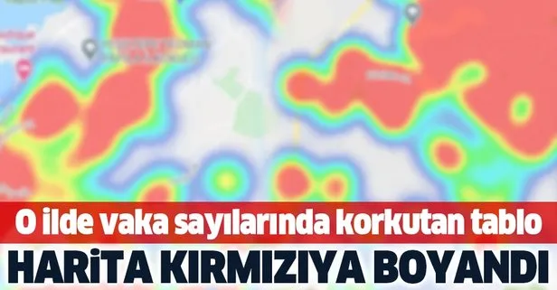 Zonguldak’ta koronavirüs vaka sayılarında korkutan artış! Harita kırmızıya boyandı