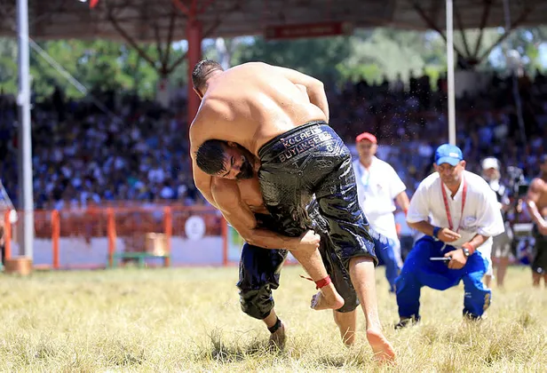 661. Tarihi Kırkpınar Yağlı Güreşleri'nde son gün! Başpehlivanlık için kıyasıya mücadele! Başpehlivan Cengizhan Şimşek oldu-6