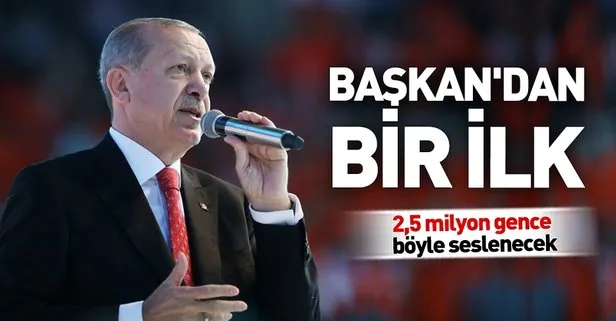 Başkan Erdoğan’dan yerel seçimlerde bir ilk! Gençlere böyle seslenecek