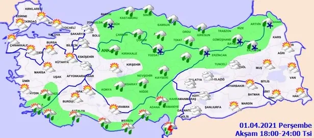 HAVA DURUMU | Meteorolojiden kuvvetli yağış ve çığ uyarısı | 1 Nisan İstanbul'da hava nasıl olacak?-5