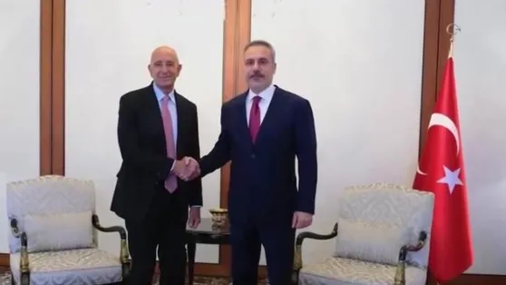 Bakan Fidan Tom Barrack’ı kabul etti