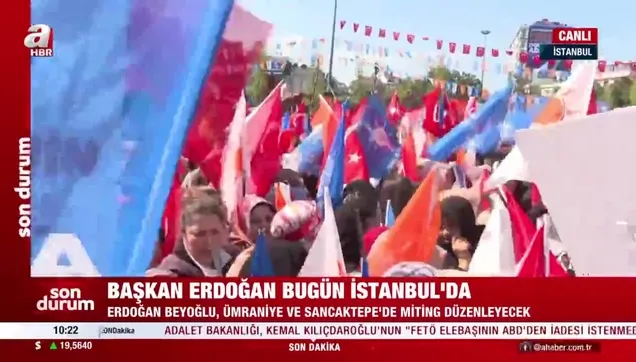 Başkan Erdoğan bugün İstanbul'da!