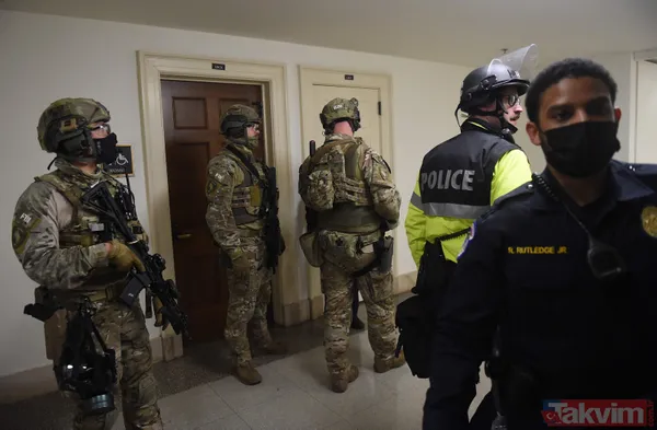 ABD'de 6 Ocak baskını! Protestocular Kongre binasına nasıl girdi? Son dakika görüntüleri şoke ediyor - 42