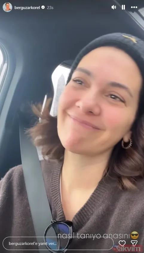 "Nasıl Tanıyor Anasını!" Oğlunun Bu Sürpriz Hamlesiyle Keyfi Yerine Gelen Ve Neşesi İkiye Katlanan Bergüzar Korel, O Anları Ölümsüzleştirmek İçin Videoya "Nasıl...