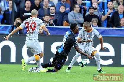 Club Brugge - Galatasaray maçına damga vuran an! Diagne penaltı...