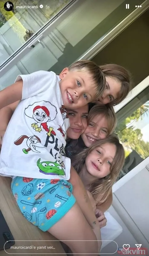 Rüzgar terse döndü! Icardi yeni aşkı ve kızlarını paylaştı! Wanda Nara ile arasında geçenleri bir bir açıkladı - 5