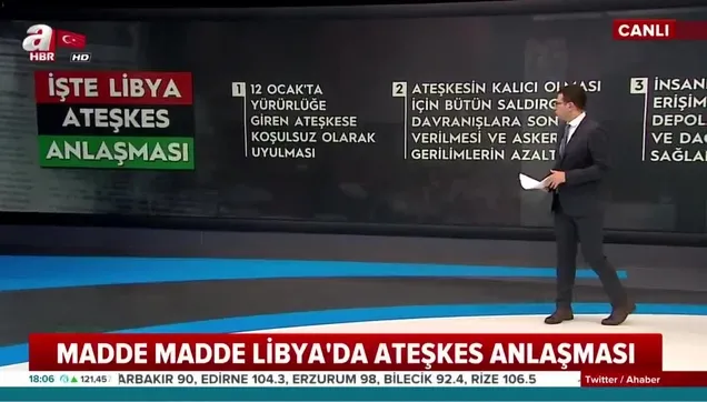 İşte madde madde Libya'da ateşkes anlaşması