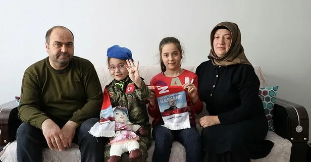 Epilepsi hastası minik İkra’nın Başkan Erdoğan sevgisi: Tayyip dede seni çok seviyorum