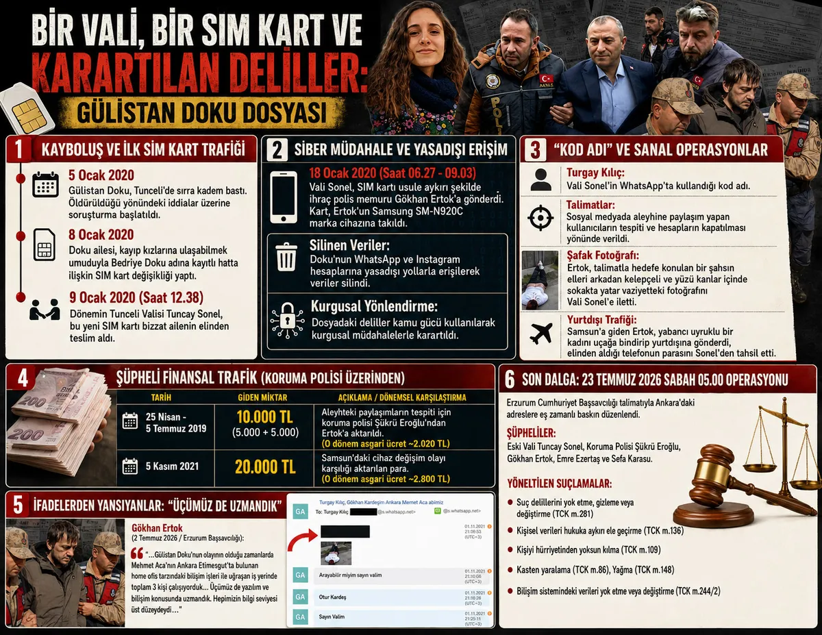 Gülistan doku dosyasında eski vali Tuncay Sonel'in telefonu çözüldü! Yasa dışı talimatlar ve para trafiği! 2 isme daha operasyon-1
