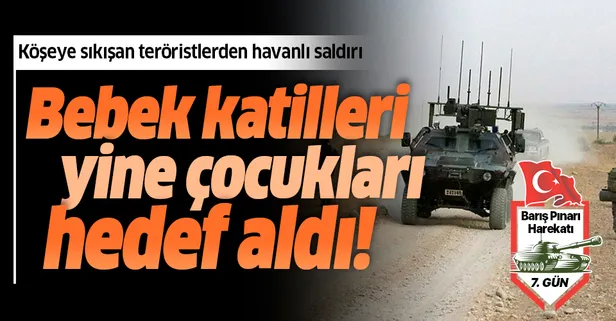 Bebek katili YPG yine çocukları hedef aldı!