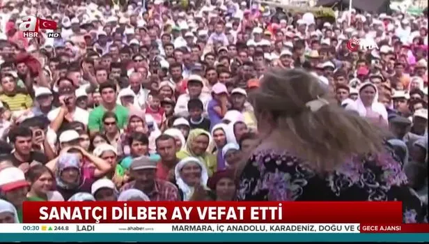 63 yaşındaki ünlü sanatçı Dilber Ay, kalp krizi nedeniyle kaldırıldığı hastanede hayatını kaybetti