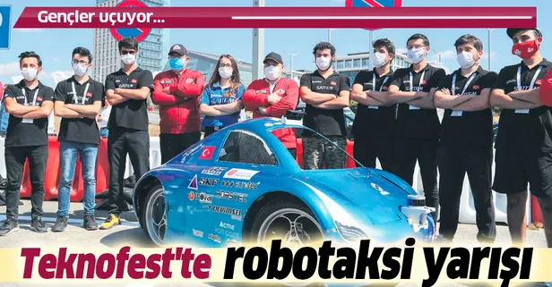 Teknofest'te robotaksi yarışı