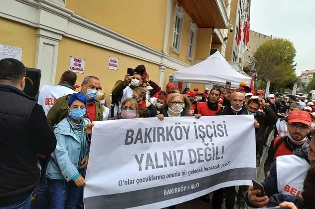 CHP'li Bakırköy Belediyesi'nde toplu iş sözleşmesi krizi! İşçiler grevlerinin 14. gününde