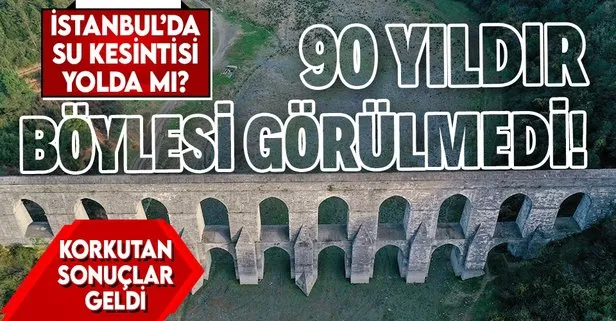 Korkutan kuraklık raporu yayınlandı: 90 yıllık aylık ortalama en düşük seviyede! İstanbul’da su kesintisi mi yapılacak?