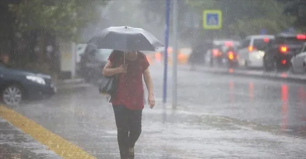 Son dakika: Meteorolojiden o bölgeler için yağış uyarısı