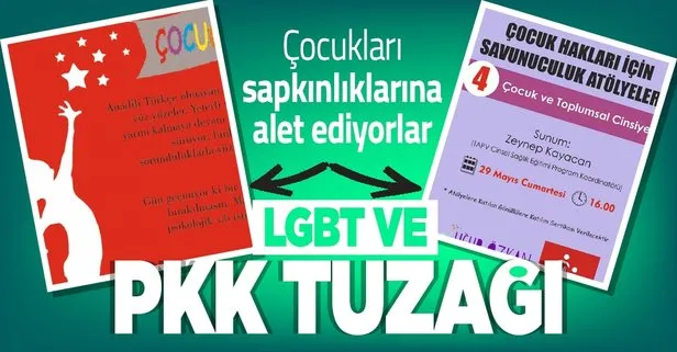 SON DAKİKA: Çocuklara PKK ve LGBT tuzağı! İstanbul’da ’Uğur Özkan Çocuk Kültür Evi’nde PKK ve LGBT propagandası yapılıyor