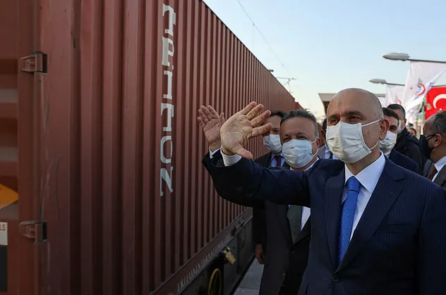 Türkiye'den Çin'e giden ilk ihracat treni uğurlandı