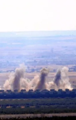 DAEŞ'e havadan ve karadan bombardıman