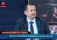 Ali Babacanın başkanı küfürbaz çıktı! DEVA Partisi Zonguldak İl Başkanı Fatih Keleş canlı yayında küfür etti