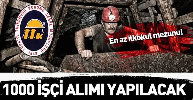 Türkiye Taşkömürü Kurumu 1000 işçi alımı yapıyor! Başuru şartları neler?