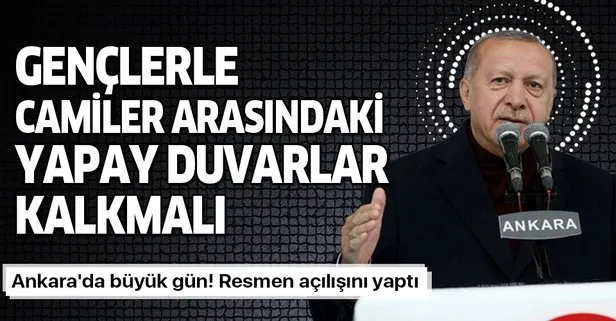 Son dakika: Başkan Erdoğan’dan Kuzey Yıldızı Camii Açılışı’nda önemli açıklamalar