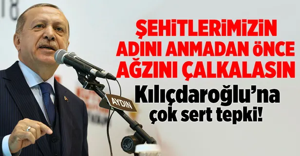 Erdoğan'dan Kılıçdaroğlu'na sert tepki