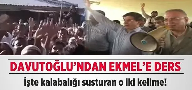İhsanoğlu’nun yapamadığını Davutoğlu yapmış