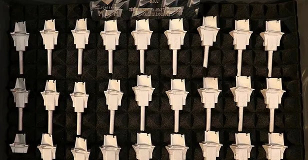 TÜBİTAK'tan bir ilk! Kristal türbin kanatları TEI'ye teslim edildi