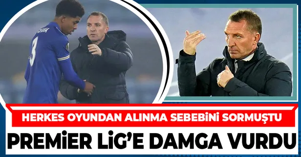 Leicester City menajeri Brendan Rodgers'a önce eleştiri sonra övgü: Meğer Fofana'yı çıkarma nedeni...