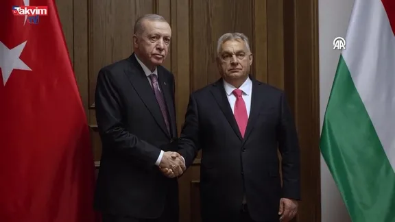 Başkan Erdoğan Orban ile Budapeşte'de görüştü!