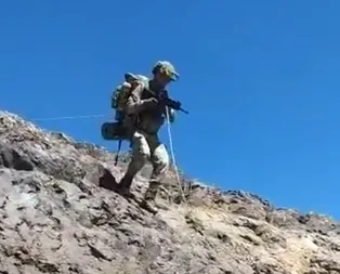 Pençe operasyonundan yeni görüntü! Milli Savunma Bakanlığı sosyal medya hesabından paylaştı